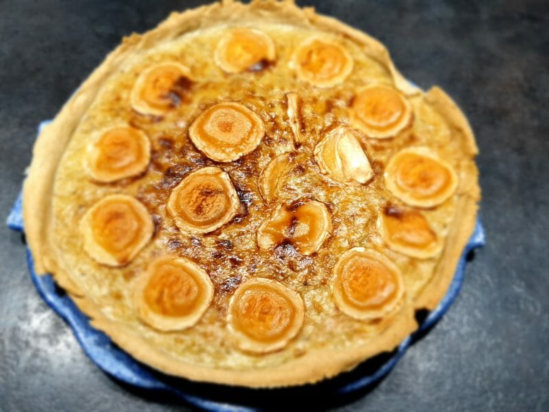 Cliquez pour zoomer ! Tarte aux échalotes et au chèvre Thermomix par Petroni