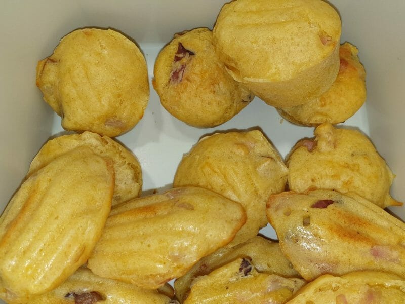 Cliquez pour zoomer ! Mini muffins au comté et aux lardons Thermomix par Petroni