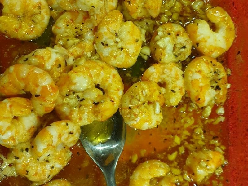 Cliquez pour zoomer ! Crevettes à l’ail Thermomix par Petroni