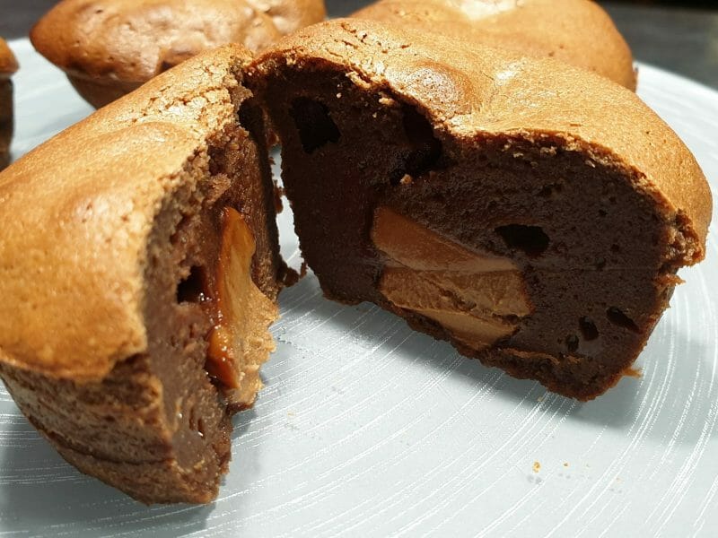 Cliquez pour zoomer ! Fondants aux deux chocolats Thermomix par Petroni