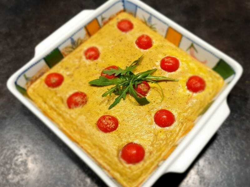 Cliquez pour zoomer ! Clafoutis de thon Thermomix par Petroni