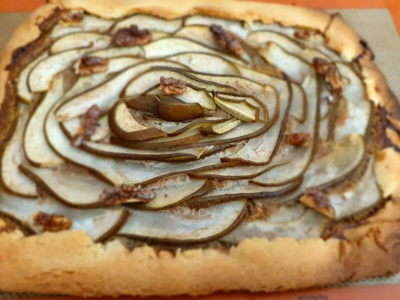 Cliquez pour zoomer ! Tarte rustique poire pécan Thermomix par Petroni