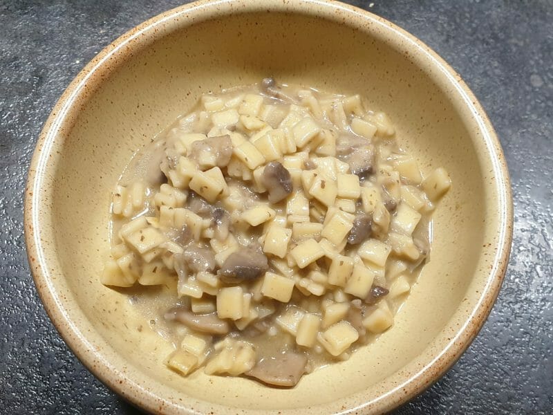 Cliquez pour zoomer ! Risotto de crozets et champignons Thermomix par Petroni