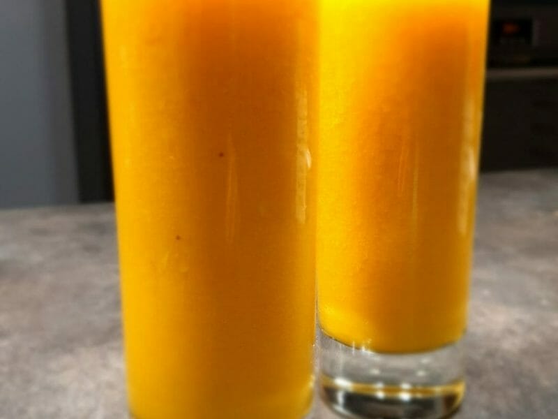 Cliquez pour zoomer ! Smoothie orange, pomme et banane Thermomix par Petroni