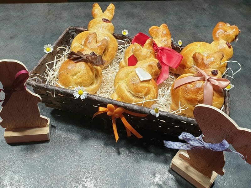 Cliquez pour zoomer ! Brioches lapin de Pâques Thermomix par Petroni