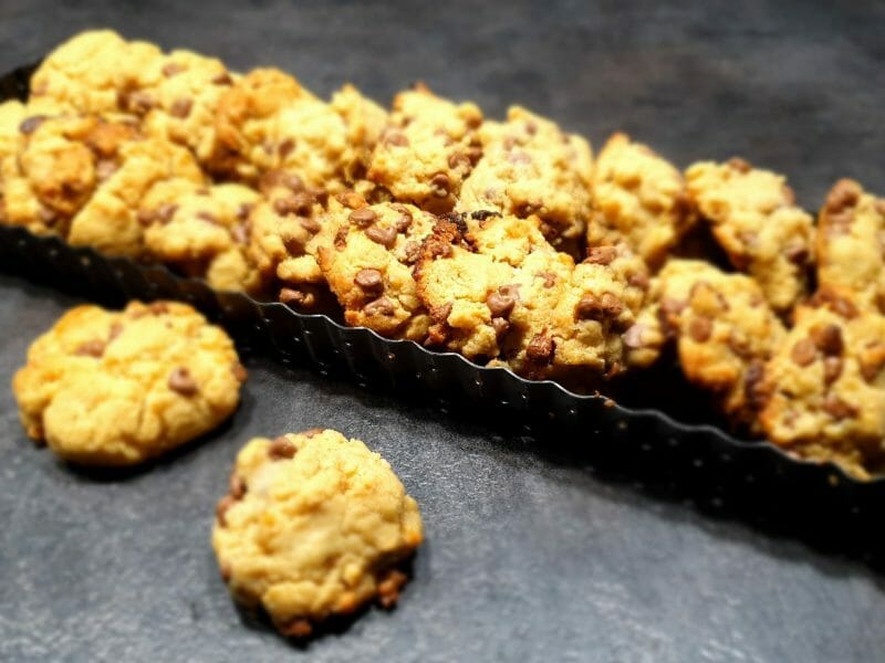 Cliquez pour zoomer ! Cookies beurre de cacahuète et pépites de chocolat Thermomix par Petroni