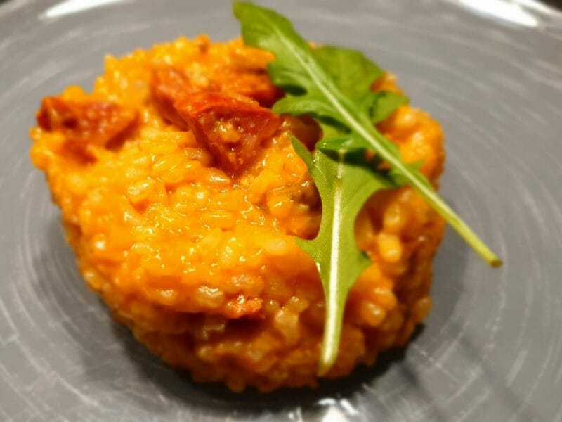 Cliquez pour zoomer ! Risotto au chorizo Thermomix par Petroni