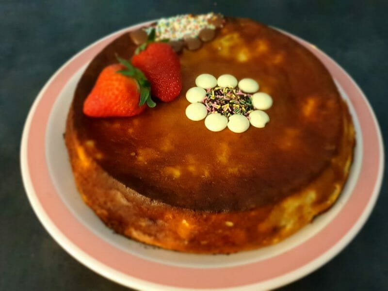 Cliquez pour zoomer ! Gâteau à la faisselle, poires et chocolat Thermomix par Petroni