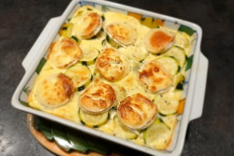 Cliquez pour zoomer ! Gratin de courgettes au chèvre Thermomix par Petroni