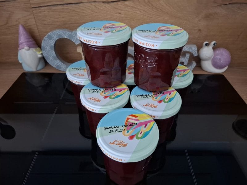 Cliquez pour zoomer ! Confiture de quetsches à la cannelle Thermomix par Petroni