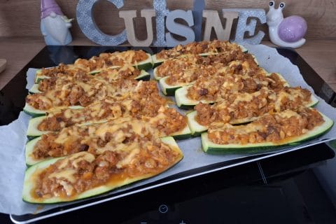 Cliquez pour zoomer ! Courgettes farcies à la viande hachée Thermomix par Petroni