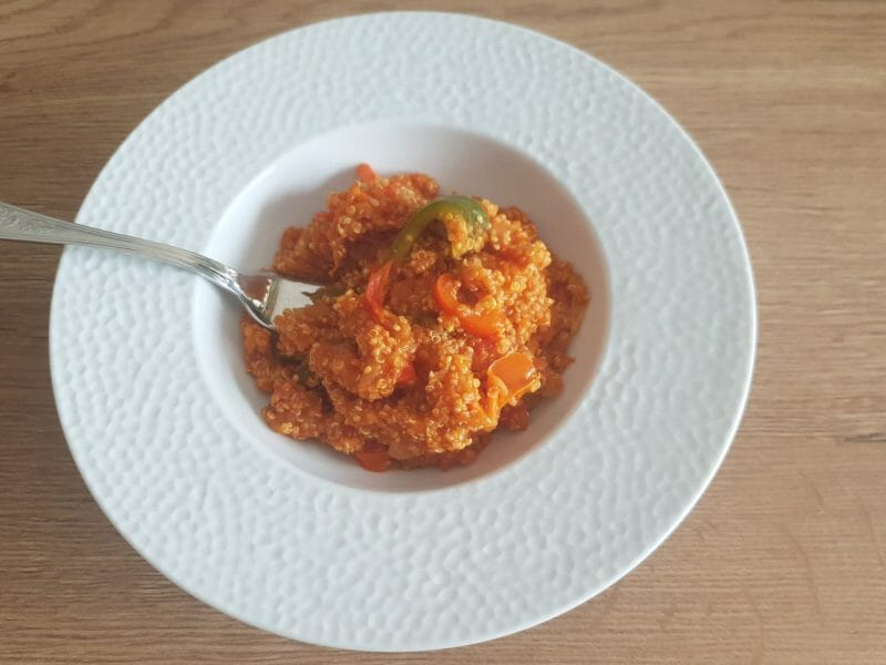 Cliquez pour zoomer ! Quinoa sauce basquaise Thermomix par Petroni