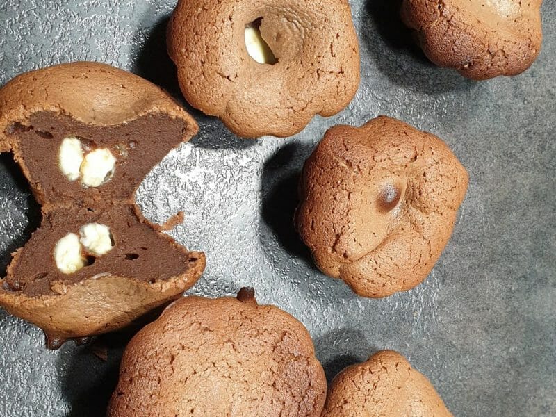 Cliquez pour zoomer ! Fondants aux deux chocolats Thermomix par Petroni