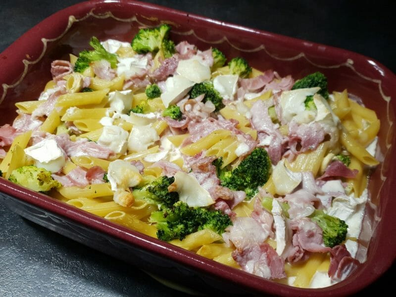 Cliquez pour zoomer ! Gratin de pâtes au brocoli Thermomix par Petroni