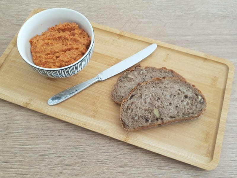 Cliquez pour zoomer ! Tartinade poivrons, noix de cajou et tomates séchées Thermomix par Petroni