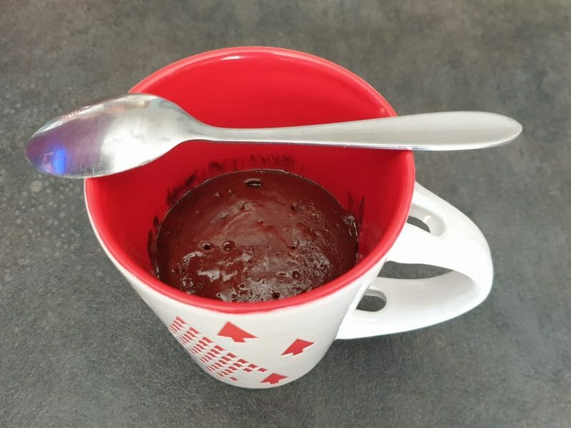 Cliquez pour zoomer ! Mug cake poires chocolat Thermomix par Petroni