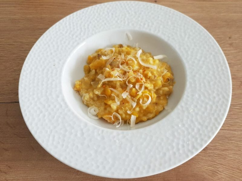Cliquez pour zoomer ! Risotto de butternut aux châtaignes Thermomix par Petroni