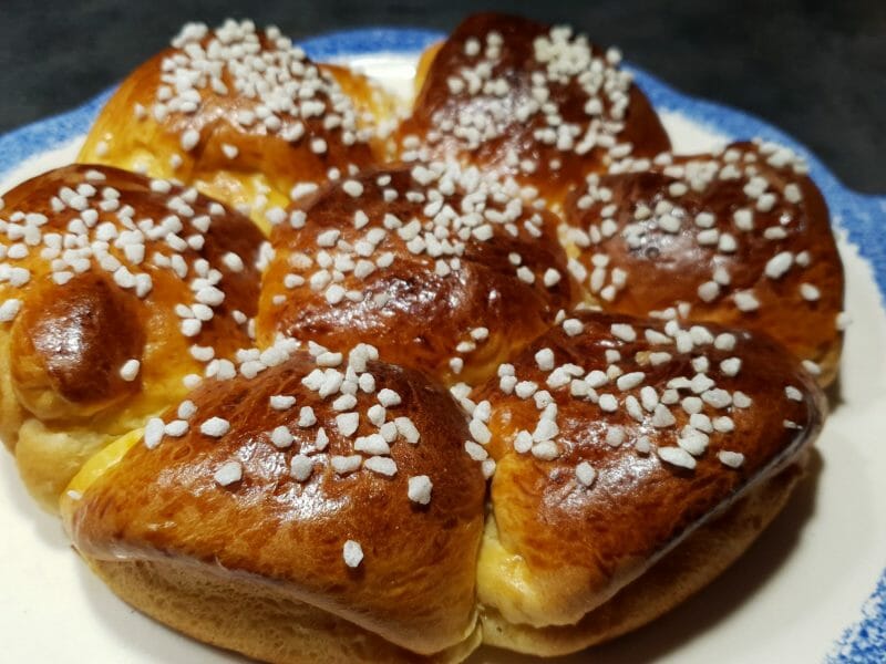 Cliquez pour zoomer ! Brioche moelleuse aux jaunes d’oeufs Thermomix par Petroni