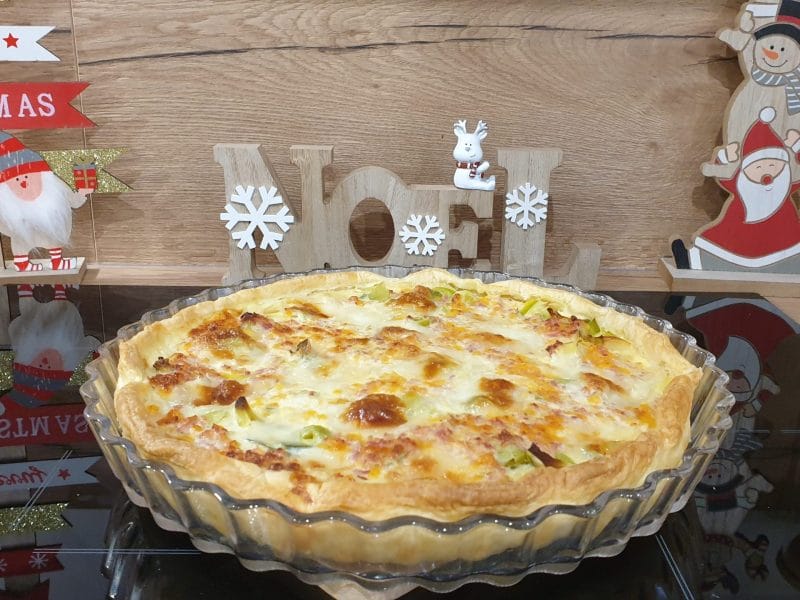 Cliquez pour zoomer ! Tarte aux poireaux et jambon Thermomix par Petroni