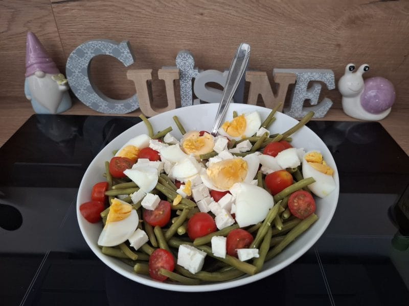 Cliquez pour zoomer ! Salade de haricots verts et tomates cerises Thermomix par Petroni