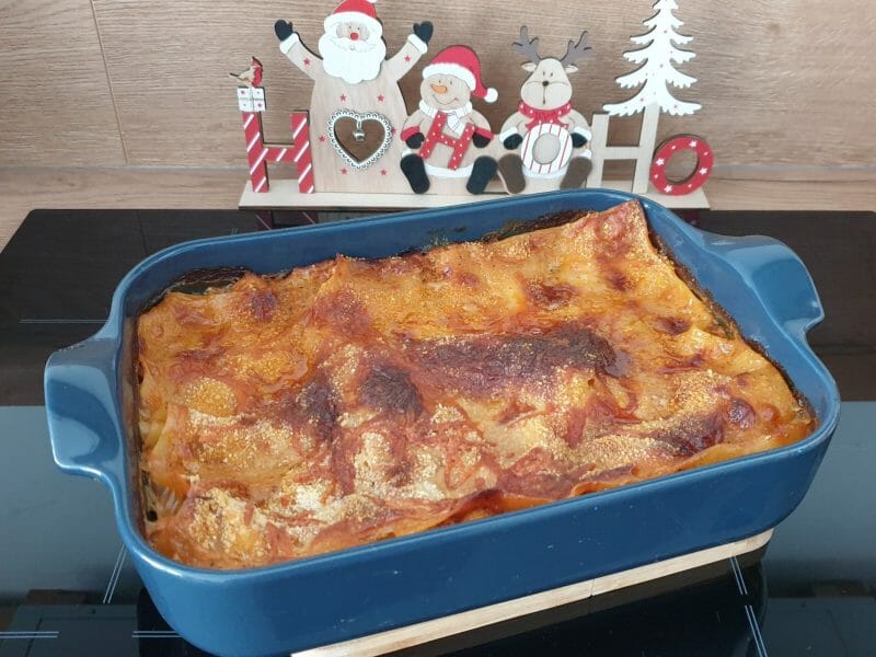 Cliquez pour zoomer ! Lasagnes au poulet et tomates séchées Thermomix par Petroni