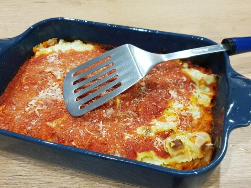 Cliquez pour zoomer ! Gratin de ravioles aux courgettes Thermomix par Petroni