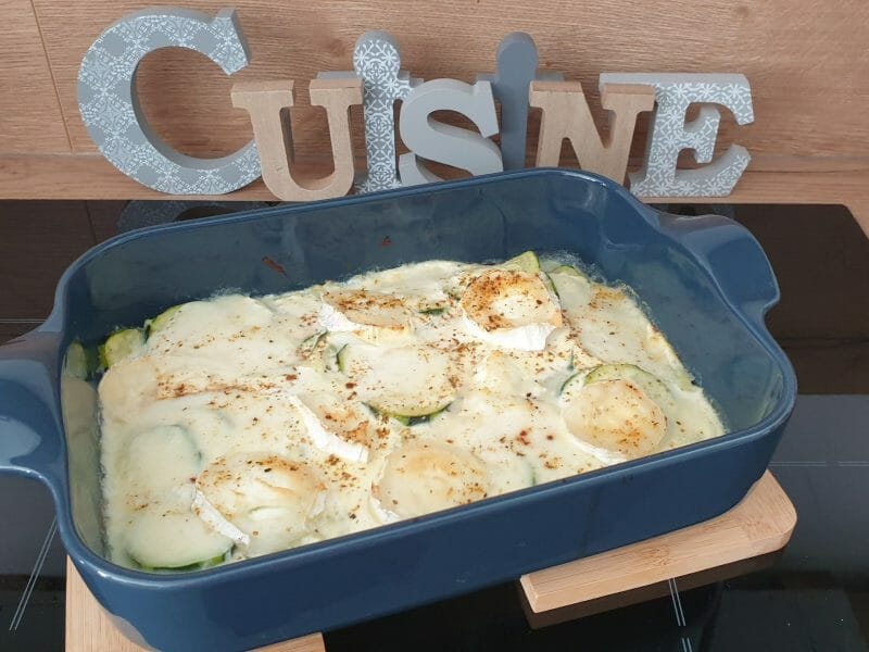 Cliquez pour zoomer ! Gratin de courgettes au chèvre Thermomix par Petroni