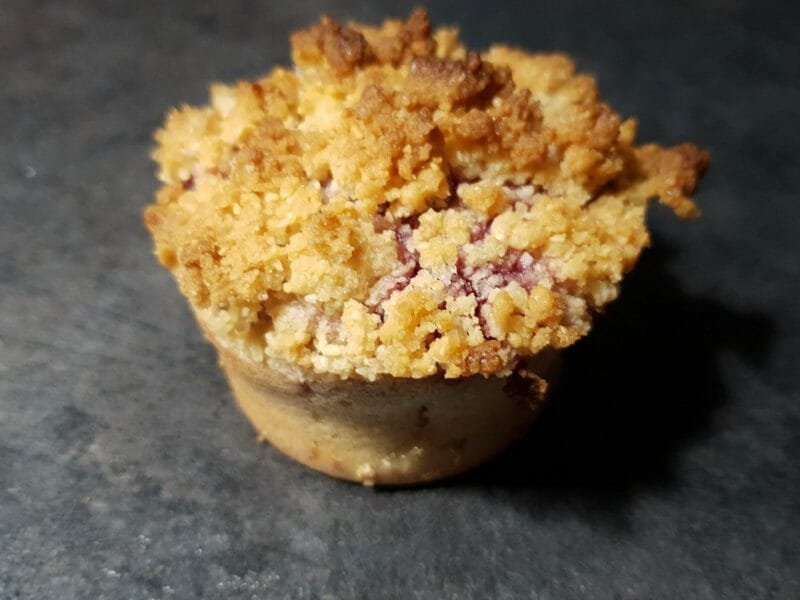 Cliquez pour zoomer ! Crumb cake framboises Thermomix par Petroni