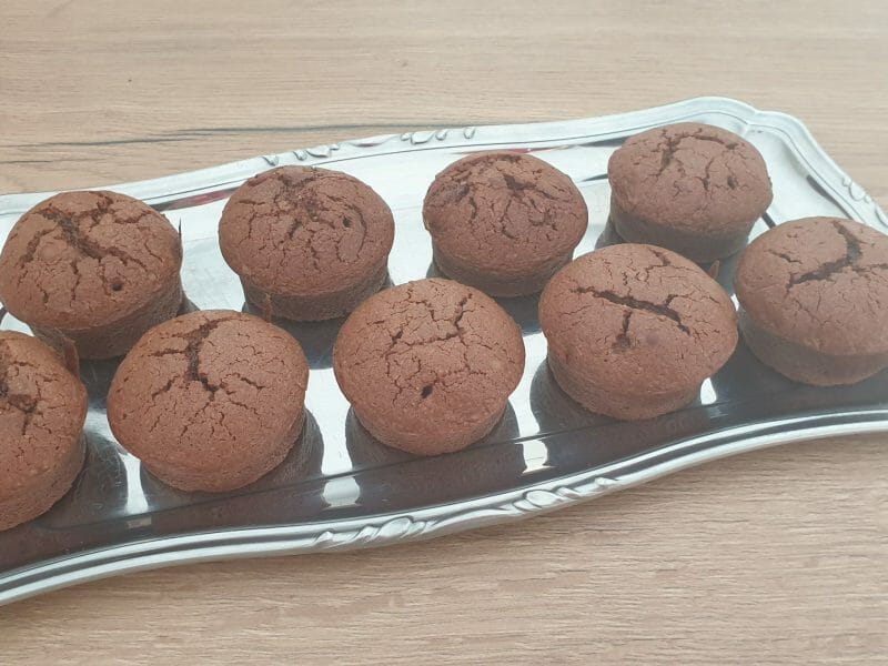 Cliquez pour zoomer ! Financiers au chocolat Thermomix par Petroni