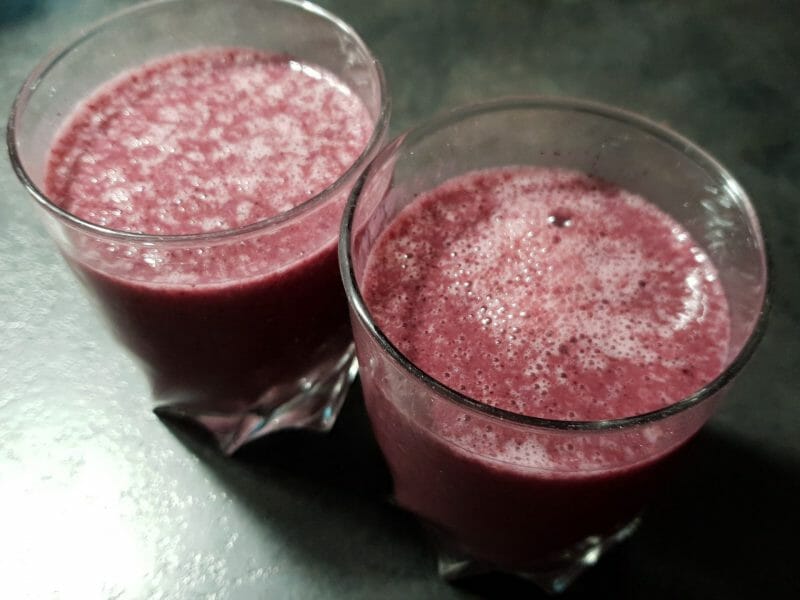 Cliquez pour zoomer ! Smoothie fruits rouges et banane Thermomix par Petroni