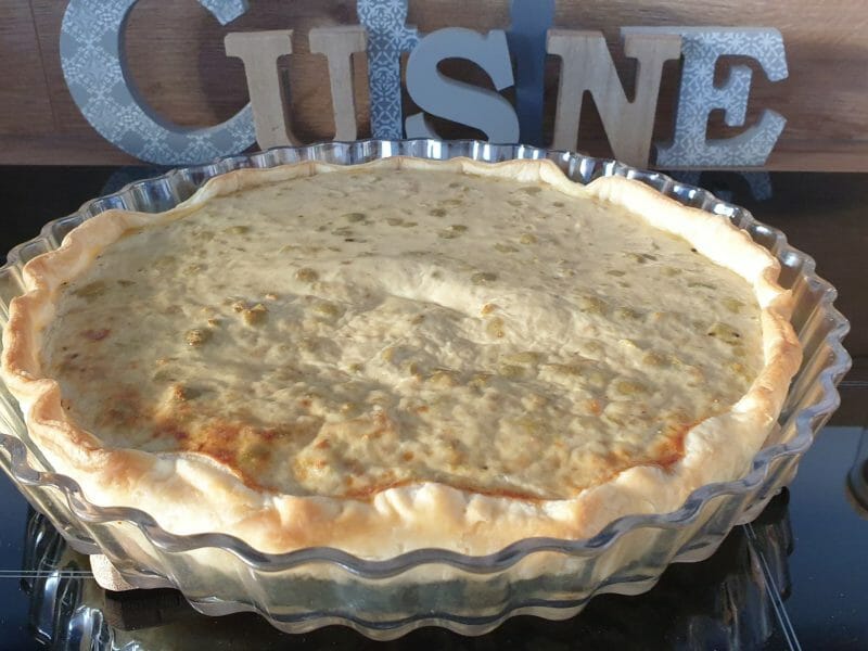 Cliquez pour zoomer ! Quiche au thon et aux olives vertes Thermomix par Petroni