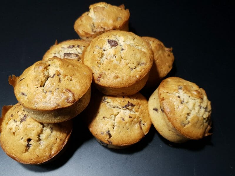 Cliquez pour zoomer ! Muffins noix de pécan  et pépites de chocolat Thermomix par Petroni