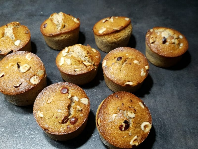 Cliquez pour zoomer ! Muffins aux noisettes Thermomix par Petroni