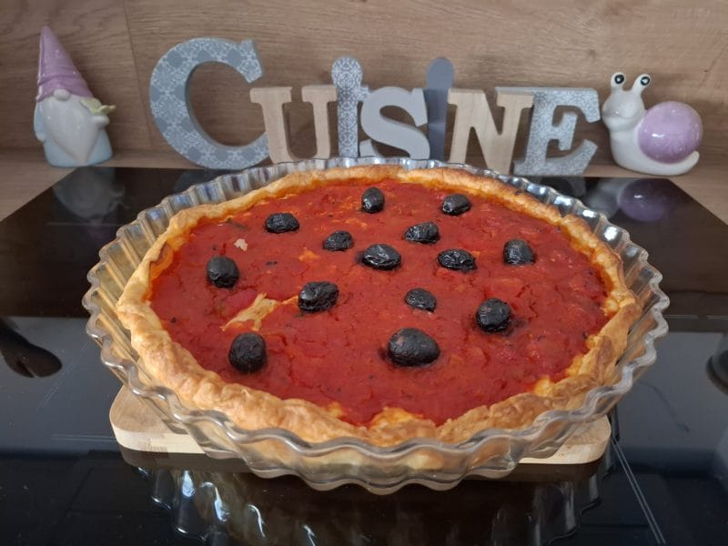 Cliquez pour zoomer ! Tarte brandade tomate Thermomix par Petroni