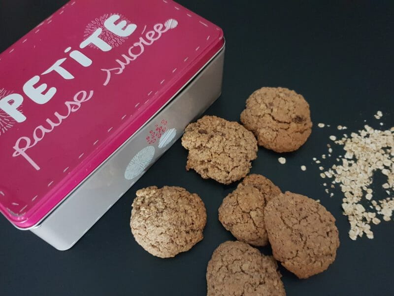 Cliquez pour zoomer ! Biscuits tendres aux flocons d’avoine Thermomix par Petroni
