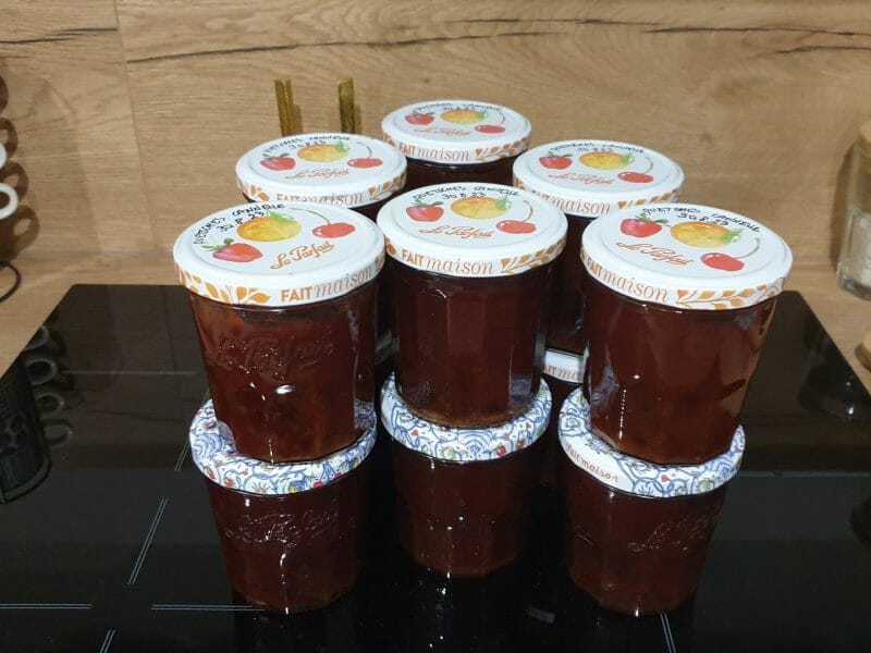 Cliquez pour zoomer ! Confiture de quetsches à la cannelle Thermomix par Petroni