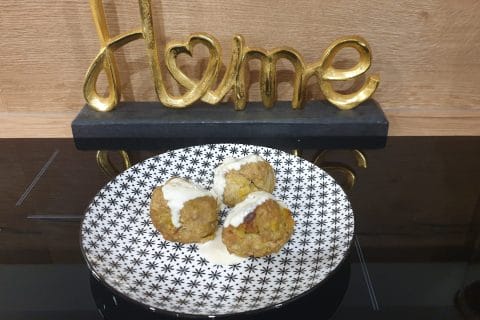 Cliquez pour zoomer ! Boulettes de poireau et boeuf citronné Thermomix par Petroni