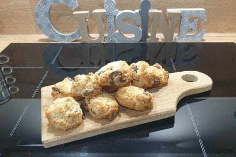 Cliquez pour zoomer ! Cookies à la noix de coco et pépites de chocolat Thermomix par Petroni