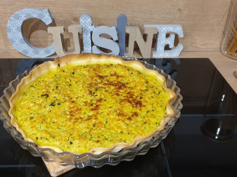 Cliquez pour zoomer ! Tarte courgettes et carottes Thermomix par Petroni