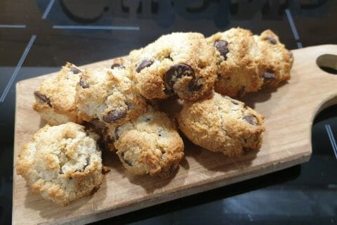 Cliquez pour zoomer ! Cookies à la noix de coco et pépites de chocolat Thermomix par Petroni