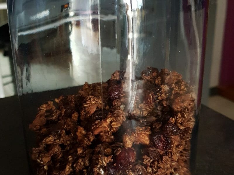 Cliquez pour zoomer ! Granola au chocolat Thermomix par Petroni