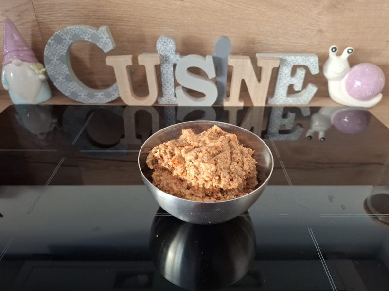 Cliquez pour zoomer ! Tartinade poivrons, noix de cajou et tomates séchées Thermomix par Petroni