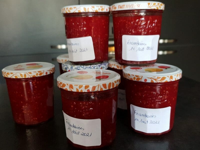 Confiture de framboises au Thermomix - Cookomix