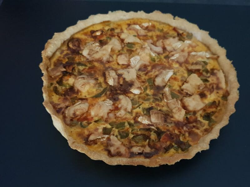 Cliquez pour zoomer ! Tarte salée aux légumes d’été Thermomix par Petroni