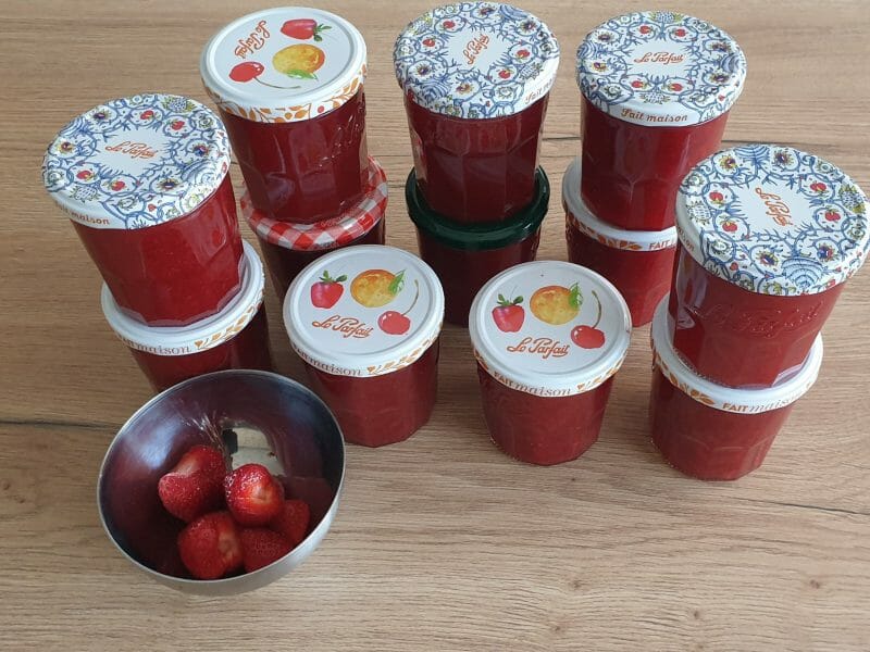 Cliquez pour zoomer ! Confiture de fraises Thermomix par Petroni