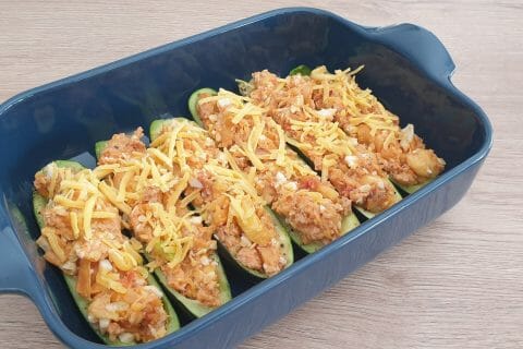 Cliquez pour zoomer ! Courgettes farcies au thon Thermomix par Petroni