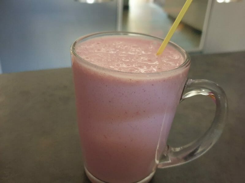 Cliquez pour zoomer ! Smoothie fruits rouges et banane Thermomix par Petroni