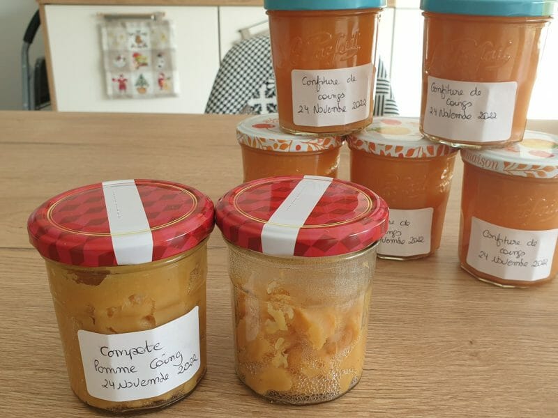 Compote coings et pommes au Thermomix Cookomix