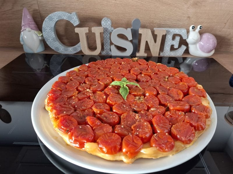 Cliquez pour zoomer ! Tatin de tomates cerises à la tapenade Thermomix par Petroni