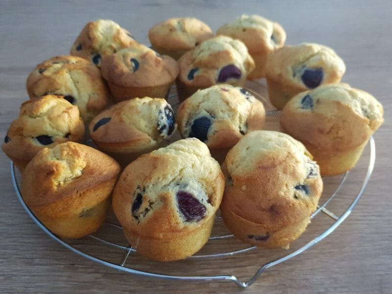 Cliquez pour zoomer ! Muffins aux cerises Thermomix par Petroni